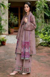 Jazmin - 3PC Lawn Embroidered Dress - FFU0142 - Farakh Fabrics
